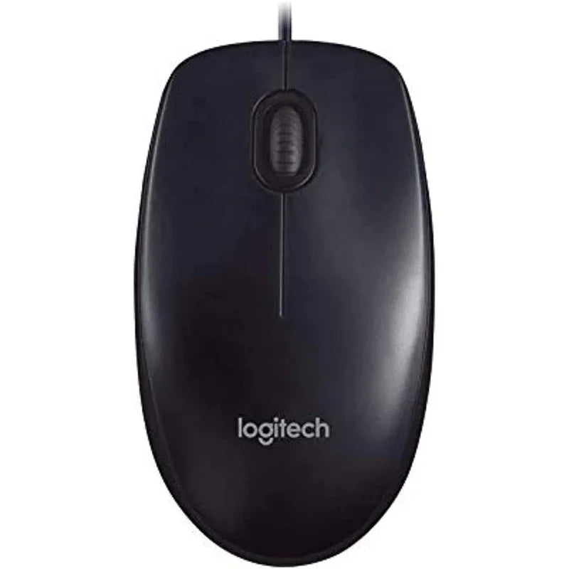Logitech M90 USB Wired Mouse - Black - eBuy UAE